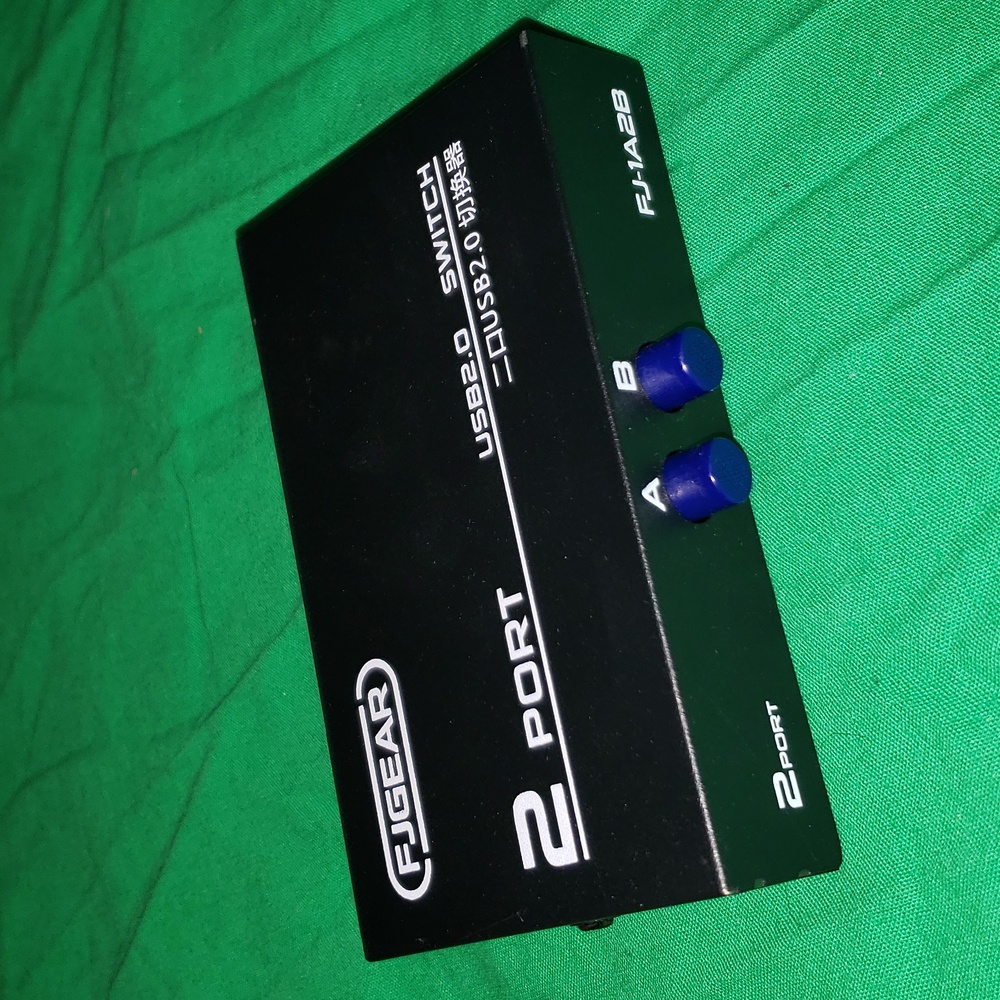 FJ Gear USB 2.0 Two Port Switch New